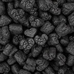 Magicwater Supply - .5 Cu Ft - Black Heart Shaped Recycled Anti Static Packing Peanuts - Compostable & Biodegradable Cushion for Shipping - Dust-Free & Abrasion Resistant - Void Filler