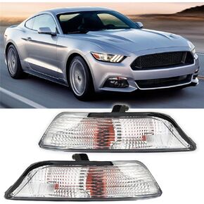 labwork 1 Pair Turn Signal Lights Replacement for Ford Mustang 2015-2017 Driver & Passenger Side Marker Light Lamps FR3Z13201A FR3Z13200A