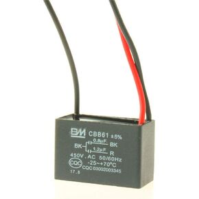 مكثف الآلة الكهربائية CBB61 0.8 فائق التوهج + 1.2 فائق التوهج مروحة سقف المحرك in Kuwait