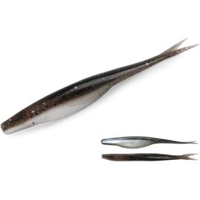 RoseWood TPR Floating Soft Plastic Jerk Shad Bait with Split Tail Offshore Jerkbait Drop Shot Bass Sea Tackle