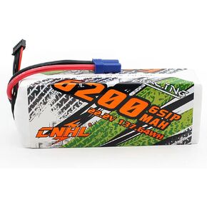 CNHL 22.2V 6200MAH 6S Lipo Battery 90C with EC5 Plug for RC Airplane RC Quadcopter Helicopter Battery RC Car/Truck RC Boat DJI Airplane(2packs)