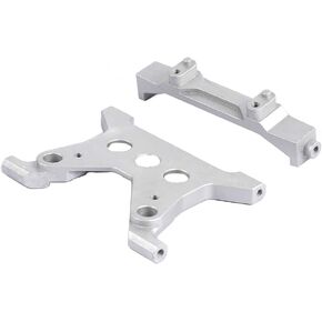 RZXYL Aluminum Alloy Battery Tray Bracket Mounts for 1/10 Axial SCX10 III AXI03007 RC Crawler Car Upgrades Parts (Black)