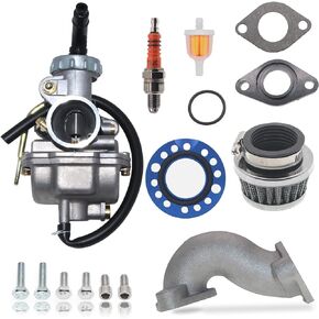 PZ20 Carburetor for 125cc 110cc 90cc 70cc 50cc TAOTAO ATV Dirt Bike Kazuma Baja Quad Go Kart NST SunL CRF50F XL75 CRF80F XR50R Upgrade & Rebuild