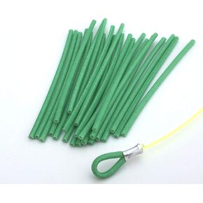 Chafing Tubing Coated Polyester Braid Loop Protectors 4" 25 Pieces