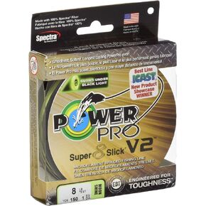 POWER PRO Pro 31500080150L SSV2 8 LB X 150 YD Moon Shine Braid One Size
