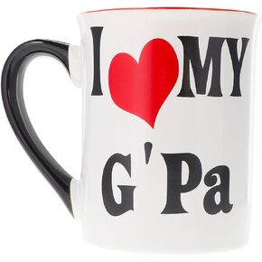 Cottage Creek Gpa Gifts, I Love My Gpa Mug, 16oz. Ceramic Gpa Coffee Mug, Grandparents Gifts for Grandpa from Grandkids