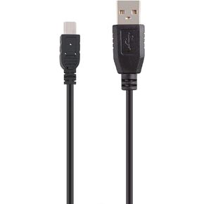 PASOW Mini USB Charging Cable USB 2.0 A-Male to Mini-B Car Vehicle Power Charger Adapter Cord for Dash Cam Rearview Mirror Cam Backup Camera (11.5FT, Right Angle)