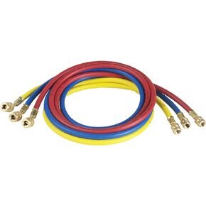 Robinair (39072A) 1/4" Standard Hoses with Quick Seal Fittings Set - 72", Set of 3