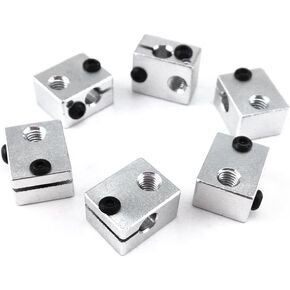 Honbay 6pcs Aluminum E3d V6 Heat Block for Makerbot 3D Printer Extruder
