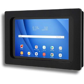 TABcare Security Anti-Theft Acrylic VESA Enclosure for Google Pixel Tablet 11" 2023 with Free Wall Mount Kit & 90-Degree USB C Charge Cable(Black, Google Pixel Tablet)