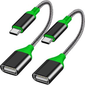 USB C to USB Adapter [2 Pack], USB C to USB Adapter High-Speed Data Transfer, USB-C to USB 3.0 Female Adapter for MacBook Pro/Air 2021, Samsung Galaxy S22 S22+ Ultra Note 20