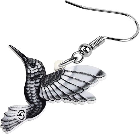 Acrylic Hummingbird Earrings Dangle Summer Spring Bird Jewelry Charms in Saudi Arabia