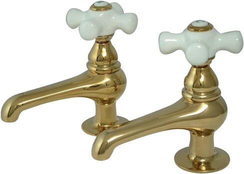 Kingston Brass KS3201PX Restoration Basin Faucet, 3-1/2", Polished Chrome in Kuwait