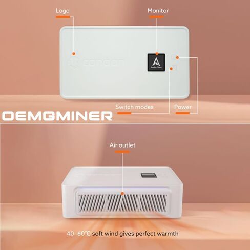 جهاز تعدين بيتكوين الجديد من كانان أفالون نانو 3 بقدرة 140 وات، جهاز تعدين منزلي هادئ للغاية BTC Asic يتضمن PSU (أسود) in Kuwait