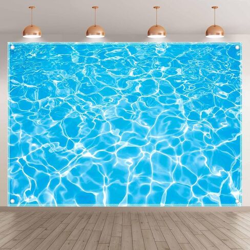7x5ft الصيف حمام سباحة التصوير خلفية الأزرق سبلاش تموج الماء خلفية المحيط زينة الحفلات استحمام الطفل صور بوث راية in Saudi Arabia