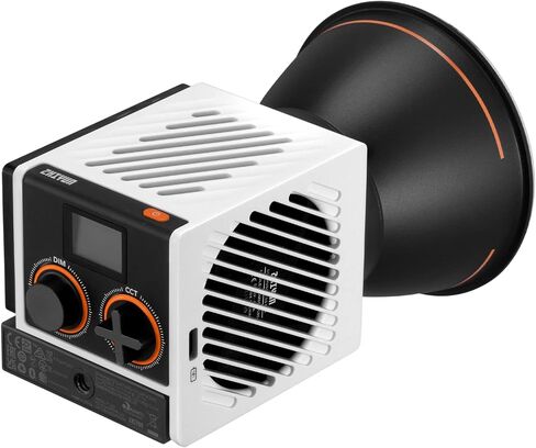 Zhiyun MOLUS G60 60W COB Led Video Light 2700K-6500K Bi-Color Camera Light, Support App Control for Portrait Video Recording (G60 Standard) in Saudi Arabia