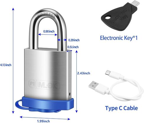 IP68 قفل بصمة مقاوم للماء مع التحكم في تطبيق Tuya، قفل ذكي خارجي مقاوم للطقس، تكبل SUS304 وقفل أمان عالي للجسم من النحاس المطلي بالكروم للاستخدام في الهواء الطلق in Saudi Arabia