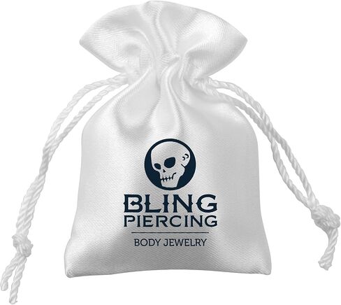 2 قطعة 14 جرام مرنة Bioflex دائرية الحديد حدوة الحصان الحاجز الدائري Bioplast ثقب الكرة الأبيض 8 مللي متر in Kuwait