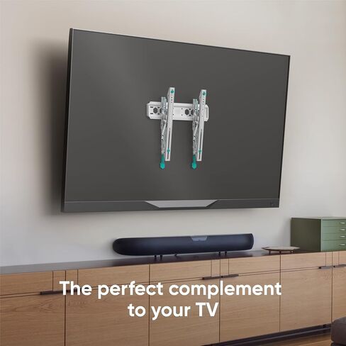 ONKRON Tilting TV Wall Mount for 32-70 Inch Screen up to 132 lbs, Slim TV Wall Mount Tilt Down max 400x400 VESA Universal Wall Mount for TV - Low Profile TV Mount Bracket/Flush TV Mount Flat White in Saudi Arabia