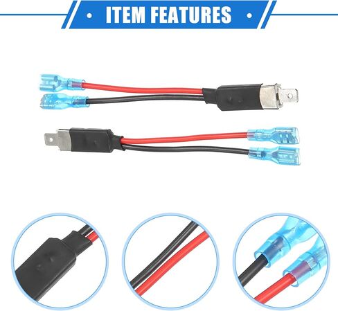 4 قطع H1 ذكر LED المصباح الأمامي محول الأسلاك تسخير المقبس تمديد محول كابل، عالمي لشاحنة السيارة معدن متين فضي اللون in Saudi Arabia