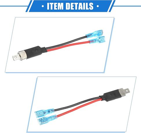 4 قطع H1 ذكر LED المصباح الأمامي محول الأسلاك تسخير المقبس تمديد محول كابل، عالمي لشاحنة السيارة معدن متين فضي اللون in Saudi Arabia