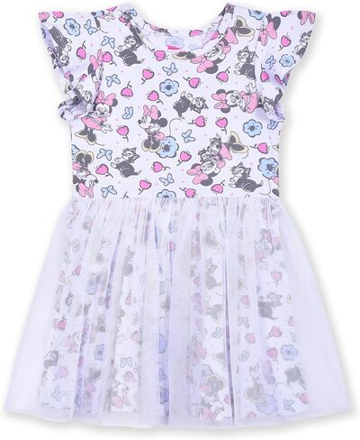 Disney Minnie Mouse Girls 2 Pack Short Sleeve Dress for Toddlers and Big Kids in Saudi Arabia