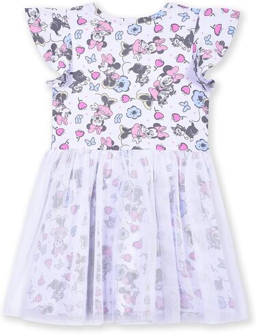 Disney Minnie Mouse Girls 2 Pack Short Sleeve Dress for Toddlers and Big Kids in Saudi Arabia