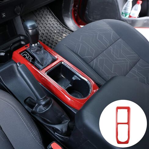 LLKUANG Center Console Gear Panle Frame Cover Trim for Toyota Tacoma 2016-2020 Car Accessory (red) in Saudi Arabia