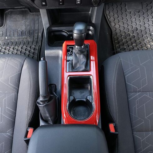 LLKUANG Center Console Gear Panle Frame Cover Trim for Toyota Tacoma 2016-2020 Car Accessory (red) in Saudi Arabia