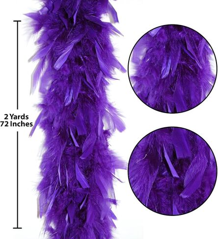 Feather Boa 80 Gram Chandelle Boas 2 Yards in Kuwait