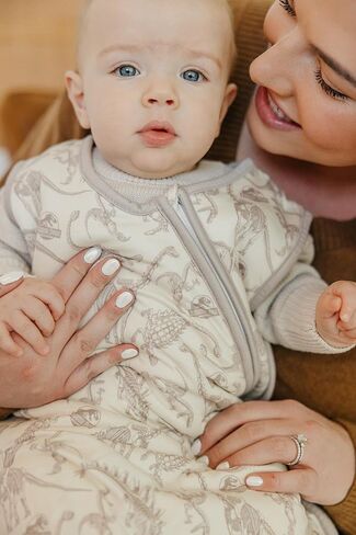 Copper Pearl Sleep Sack: Warm and Cozy Baby Bag in a Variety of Trendy Designs, Safe Alternative to Blankets, Sleeveless Baby Sleep Sack Swaddle Sizes Newborn to 24 Months - Jurassic Park in Saudi Arabia
