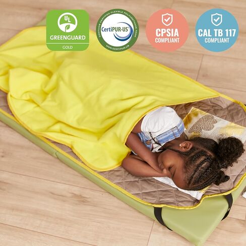 ECR4Kids SoftZone Folding Rainbow Rest Mats, Classroom Furniture, Contemporary, 5-Piece in Saudi Arabia