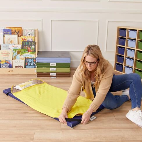 ECR4Kids SoftZone Folding Rainbow Rest Mats, Classroom Furniture, Contemporary, 5-Piece in Saudi Arabia