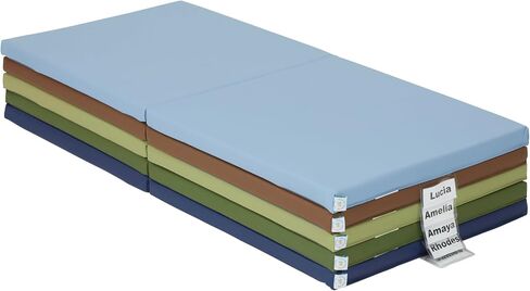 ECR4Kids SoftZone Folding Rainbow Rest Mats, Classroom Furniture, Contemporary, 5-Piece in Saudi Arabia