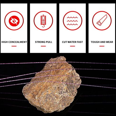 8 Strand Braided Fishing Line - Colorfast - Zero Stretch - High Strength - Abrasion Resistant Braided Line - Thousands of Choices in 9 Colors - Professional Performance in Salt or Fresh Water in Saudi Arabia
