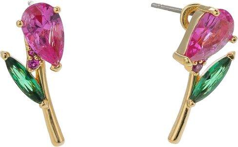 أقراط Kate Spade New York Greenhouse Tulip Studs باللون الوردي متعددة المقاسات in Saudi Arabia