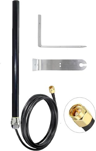 4G 5.8G LTE هوائي طويل المدى الخلوية كاميرا تعقب هوائي جدار جبل ، راوتر بوابة مودم هوائي 32.8ft كابل SMA التوصيل in Kuwait