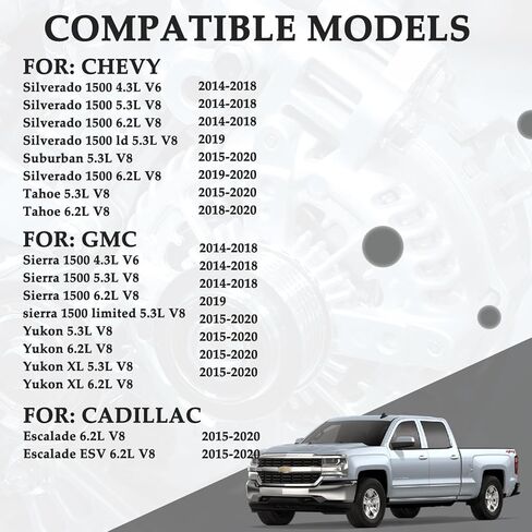NIHAO GM 12696313 Vacuum Pump Compatible with 2014-2020 Chevy Silverado, Suburban, Tahoe, Cadillac, Escalade ESV, Yukon XL, Sierra 1500 in Kuwait
