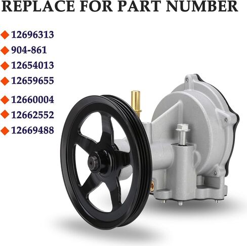 NIHAO GM 12696313 Vacuum Pump Compatible with 2014-2020 Chevy Silverado, Suburban, Tahoe, Cadillac, Escalade ESV, Yukon XL, Sierra 1500 in Kuwait
