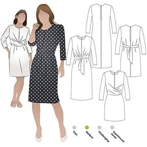 Style Arc Sewing Pattern - Hattie Woven Dress (Sizes 18-30)