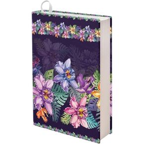 Embossed Leather Sunflower Hardcover Book Cover Sleeve - Washable and Stretchable with Ribbon Bookmark, Fits 9-11 Inch Books, Perfect Gift for Kids