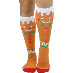 ToBeInStyle Women's Holiday Design Knee Socks