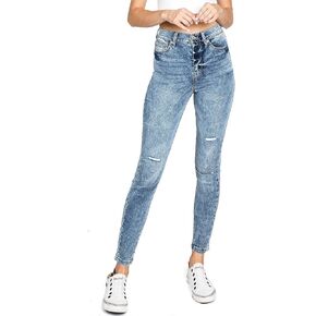 Women's Juniors High Rise Skinny Pants
