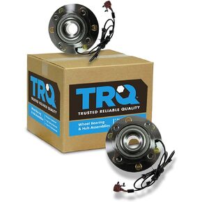 TRQ Wheel Bearing & Hub Assembly Rear Pair Set for 04-12 Pathfinder Armada QX56