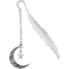 MAOFAED Crescent City Bookmark for Reader Book Lover Literary Gift Night Court City of Starlight Velaris Gift (moon crow)