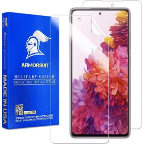 ArmorSuit 2 Pack Screen Protector Designed for Samsung Galaxy S20 FE 5G (6.5 Inch, 2020 Release) Case Friendly MilitaryShield HD Clear Film - Made in USA