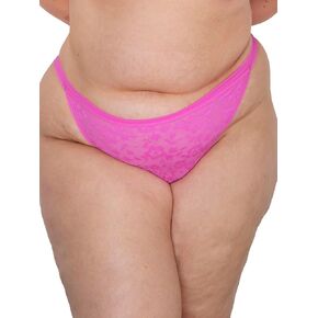 سروال داخلي نسائي من Curvy Couture مقاس كبير حريري ناعم ذو قصة عالية in Kuwait