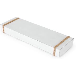 Melannco Floating Wall Mounted Moulding Shelf, Set of 2, Black - 5238437