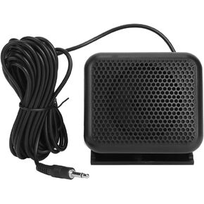 External Speaker, NSP-100 Two Way Car Mini CB Radio External Amplified Communications Speaker Mobile Ham Radio Microphone Fit for Yaesu FT-847 FT-920 FT-950 FT-2000