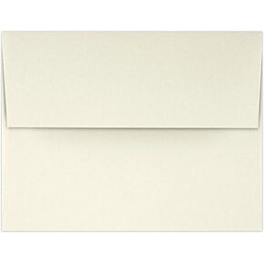 LUXPaper A4 Invitation Envelopes | Peel & Press | 4 1/4" x 6 1/4" | Natural | 80lb. Text | 30% Recycled | 50 Qty